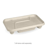 Biopak 4-Compartment Natural Plant Fibre Takeaway Base