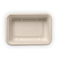Biopak 500ml Natural Plant Fibre Takeaway Base B-LB-500-N x 500 Takeaways