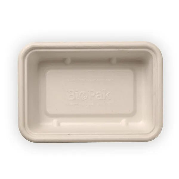 Biopak 500ml Natural Plant Fibre Takeaway Base B-LB-500-N x 500 Takeaways