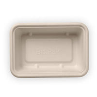 Biopak 600ml Natural Plant Fibre Takeaway Base 