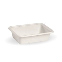 Biopak 600ml White Plant Fibre Takeaway Base B-LB-600-W x 500 Takeaways