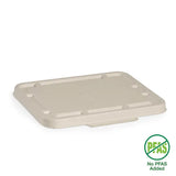 Biopak 2 & 3-Compartment Natural Plant Fibre BioCane Takeaway Lid B-LBL-2/3C-N x 500 Lids
