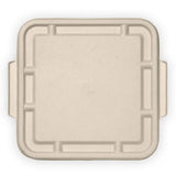 Biopak 3-Compartment Large Natural Plant Fibre Takeaway Lid B-LBL-3/4/5C-N-LARGE x 300 Lids