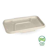 Biopak 4-Compartment Natural Plant Fibre Takeaway Lid B-LBL-4C-N x 300 Lids