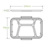 Biopak 4-Compartment Natural Plant Fibre Takeaway Lid B-LBL-4C-N x 300 Lids