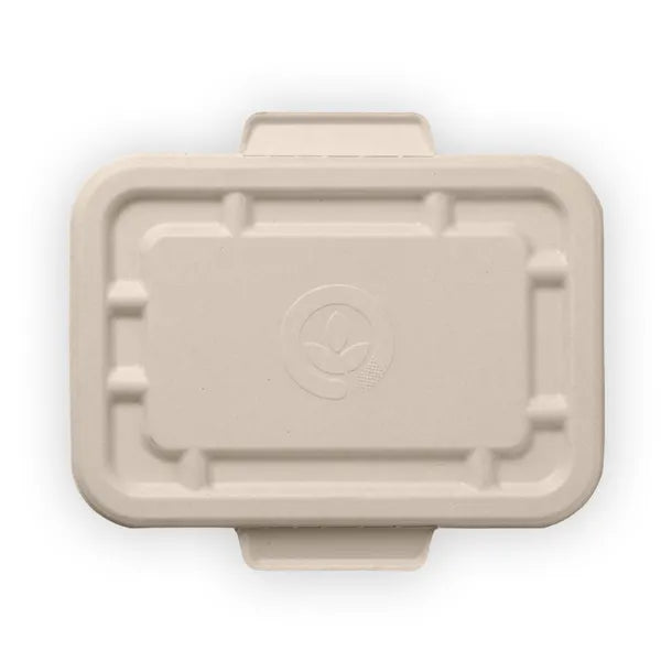 Biopak 500ml & 600ml Natural Plant Fibre Takeaway Lid