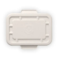 Biopak 500ml & 600ml White Plant Fibre Takeaway Lid