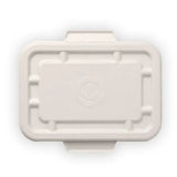 Biopak 500ml & 600ml White Plant Fibre Takeaway Lid