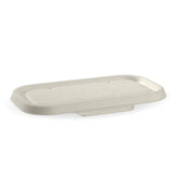 Biopak 750 & 1,000ml White Plant Fibre Takeaway Lid B-LBL-W x 500 Lids