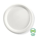 Biopak 25cm Round Plant Fibre Plate B-PL-10-PF x 500 Plates