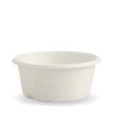 ( Box of 1000 Bowls ) Biopak 60ml White Plant Fibre Sauce BioCup-B-SC-60-W