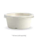( Box of 1000 Bowls ) Biopak 60ml White Plant Fibre Sauce BioCup-B-SC-60-W