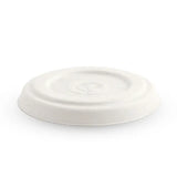 Box of 1000 Lids Biopak 60ml White Plant Fibre Sauce BioCup Lid-B-SCL-60-W