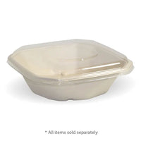 Biopak 500 & 750ml Clear RPET Octa Takeaway Lid B-SLBL-OCTA-RPET(D) x 400 Lids