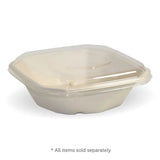 Biopak 500 & 750ml Clear RPET Octa Takeaway Lid B-SLBL-OCTA-RPET(D) x 400 Lids