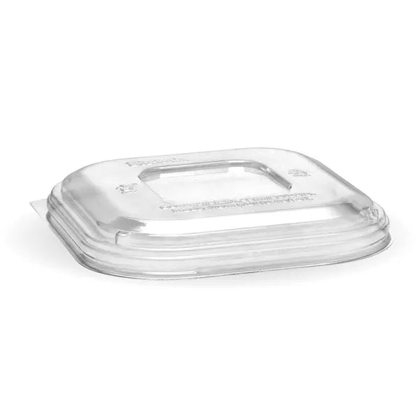 Biopak 280-630ml Clear PLA Takeaway Lid B-SLBL-PLA(D) x 600 Lids