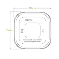 Biopak 280-630ml Clear PLA Takeaway Lid B-SLBL-PLA(D) x 600 Lids