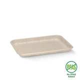 Biopak 19x14x2cm / 7x5" Plant Fibre Produce Tray B-TRAY-7X5 x 1,000 trays