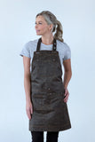 Barber Bronze Brown Bib Apron 66 x 77cm AC-BARBER01