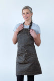 Barber Bronze Brown Bib Apron 66 x 77cm AC-BARBER01