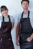 Barber Pewter Grey Bib Apron 66 x 77cm AC-BARBER02
