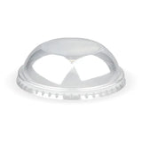 Biopak 240ml / 8oz PET Dome Ice Cream BioCup Lid -BB-BICL-8PET(D) x 1,000 lids