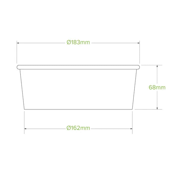 Biopak 1,300ml Extra Large Kraft BioBowl BB-BL-EXTRA-LARGE x 200 Bowls ...