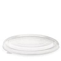 Biopak 1,300ml PLA Kraft BioBowl Lid BB-BLL-184-PLA x 200 Lids