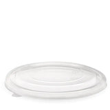 Biopak 1,300ml PLA Kraft BioBowl Lid BB-BLL-184-PLA x 200 Lids