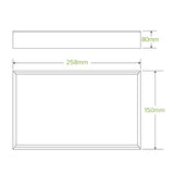 Extra Small BioBoard Catering Tray Base BB-CB-XS x 100 Catering Tray