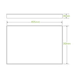 Biopak Extra Large BioBoard Catering Tray Lid BB-CBL-XL Box of 50 Catering Tray Lids