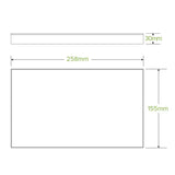 Biopak Extra Small BioBoard Catering Tray Lid BB-CBL-XS x 100 Catering Tray FINAL STOCK