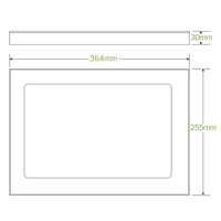Biopak Medium BioBoard Catering Tray PLA Window Lid BB-CBWL-M x 100 Catering Tray