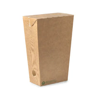 BioPak Unlined Large Enclosed BioBoard Chip Box-BB-CHIP-L x 800 Boxes