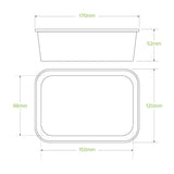 BioPak 650ml White BioBoard Takeaway Base BB-LB-650-W x 300 Takeaways