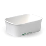 BioPak 750ml White BioBoard Takeaway Base BB-LB-750-W x 300 Takeaways