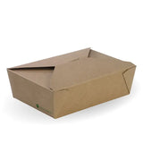 Biopak Large BioBoard Lunch Box Box BB-LBL-3 Box of 200 Lunch Boxes