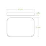 BioPak 500-1,000ml Kraft Paper BioBoard Takeaway Lid BB-LBL-PAPER-N x 300 Lids