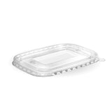 rectangle clear lid biopak that fits 750ml container 
