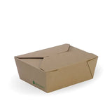 Biopak Medium BioBoard Lunch Box BB-LBM-8 x Carton of 200 Lunch Boxes