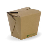 Biopak 960ml / 32oz BioBoard Noodle Box BB-NB-32 x 500 Noodle Box