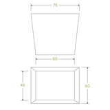 Biopak 240ml / 8oz BioBoard Noodle Box  1,000 Noodle Boxes BB-NB-8