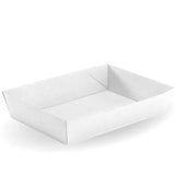 Biopak Bioboard White Tray #5  Box of 100 Trays BB-TRAY5-W