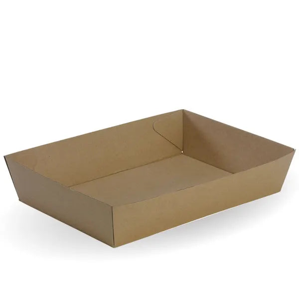 Biopak Bioboard Kraft Tray #5- BB-TRAY5 Box 100 Trays