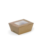Biopak Small BioBoard Lunch Box With Window BB-WLBS-1 x 200 LB With Window