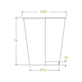 Biopak 230ml Art Series Single Wall  BioBC-8-ART SERIES