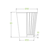 Biopak 295ml Art Series Double Wall BioCup BC-8DW(90)-ART SERIES x 1,000 Cups
