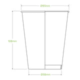 Biopak 390ml Paper BioCup- BCC-12-G x 1000 cups
