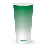 Biopak 105mm Cold BioCup Plant Fibre Pulp Flat Lids - BCL-105C-PULP-F x 1000cups
