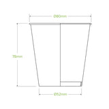 Biopak 200ml Paper Disposable BioCup-BCC-6-G Box of 1000 Cups
